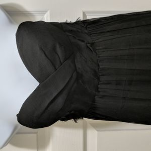 BCBGeneration Black Strapless Maxi Dress